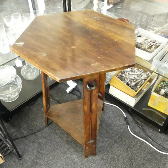 ARTS & CRAFTS SIDETABLE 520x520x670mm