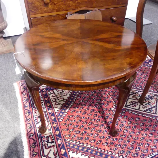 QUEEN ANNE STYLE SIDE TABLE H.470mm, 610mm dia