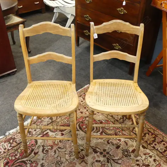 PR COUNTRY STYLE CHAIRS, CANED SEAT