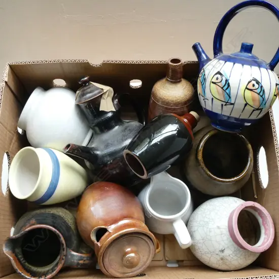 ASST POTTERY Incl. NZ STUDIO MARKED PCES, etc