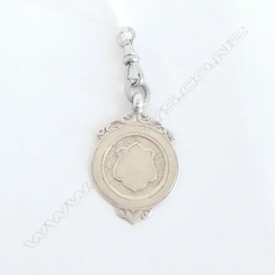 STERLING SILVER HALLMARKED FOB with clip attached