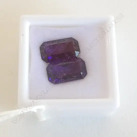 PR LOSE AMETHYSTS, OCTAGON CUT, 5.17ct