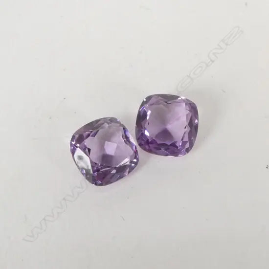 PR CUSHION CUT AMETHYSTS, 5.86ct