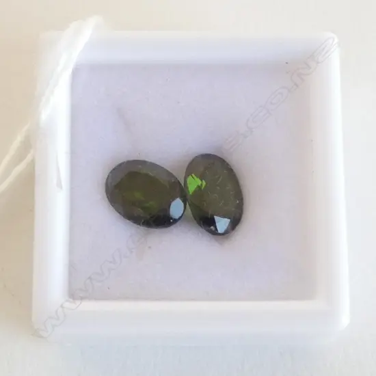 PR OVAL CUT GREEN TOURMALINES, 2.68ct