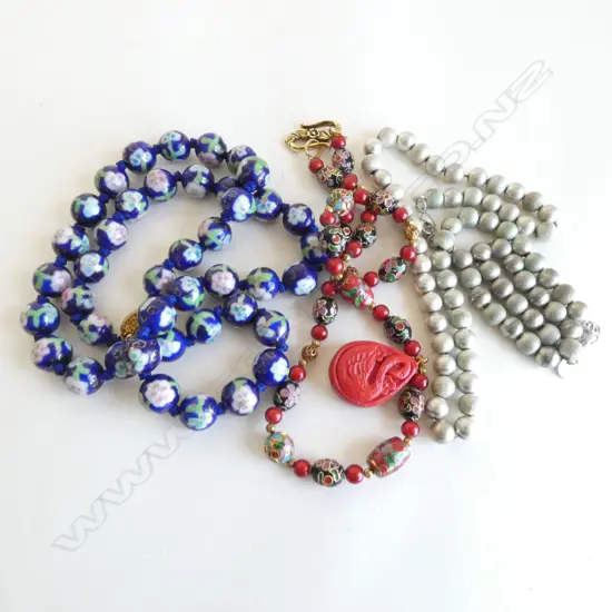 3 BEAD NECKLACES