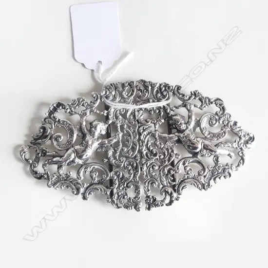 S/SILVER BELT BUCKLE  CUPID DESIGN 55GMS