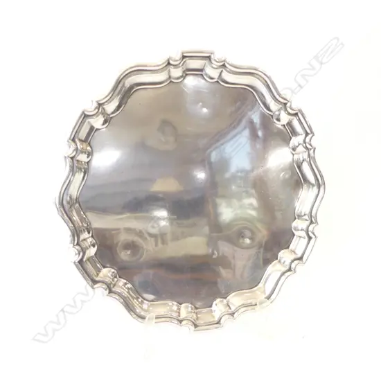 STG SILVER SALVER, B'HAM 1937 295mm dia, 737grms