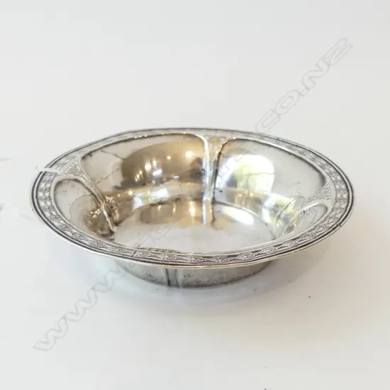 STERLING SILVER DISH, 155mm dia 81gms