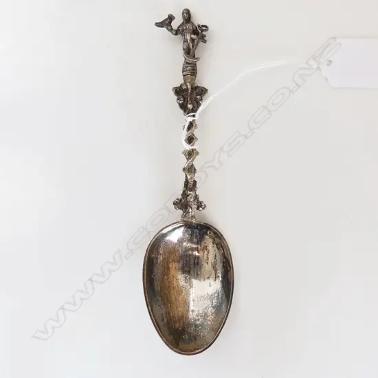 ANTIQUE DUTCH SILVER APOSTLE TYPE SPOON 50gms