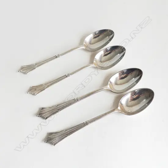 4 S/SILVER COFFEE SPOONS 50GMS