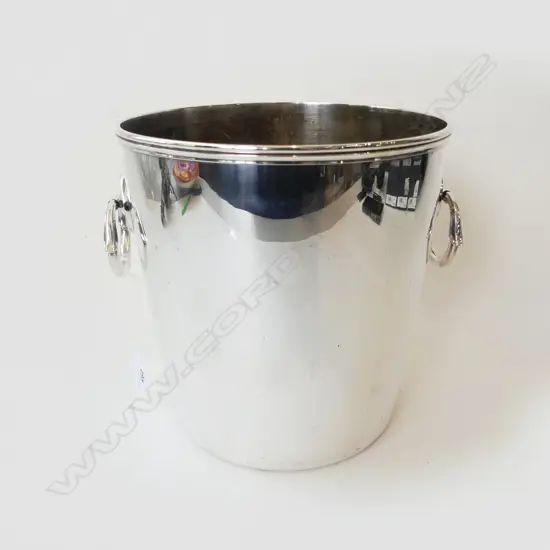 SILVER PLATE CHAMPAGNE BUCKET H.210mm