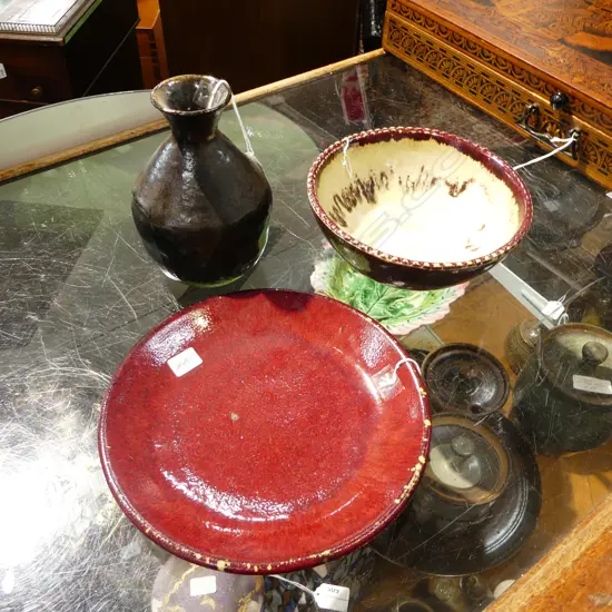 3 PCES PROVINCIAL POTTERY Incl. ORIENTAL