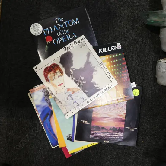 ASST. 70s/80s RECORDS; QUEEN, BOWIE ETC