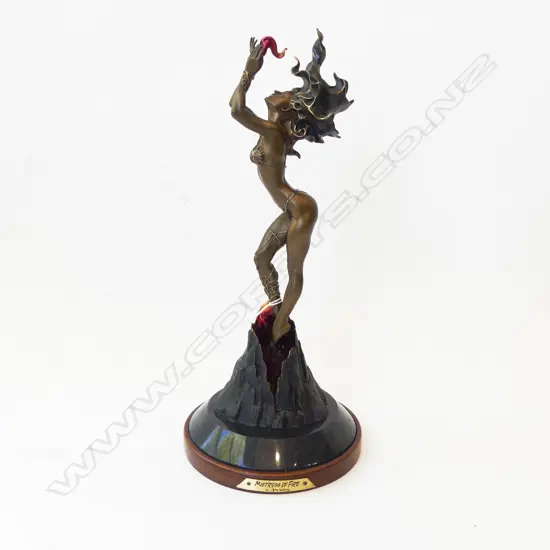 HOT CAST BRONZE 'MISTRESS OF FIRE' BY BORIS H.335mm