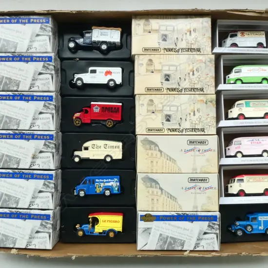 12 BOXED MATCHBOX COLLECTABLES 