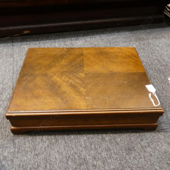 MAHOGANY CUTLERY CANTEEN (CASE ONLY) W.500mm