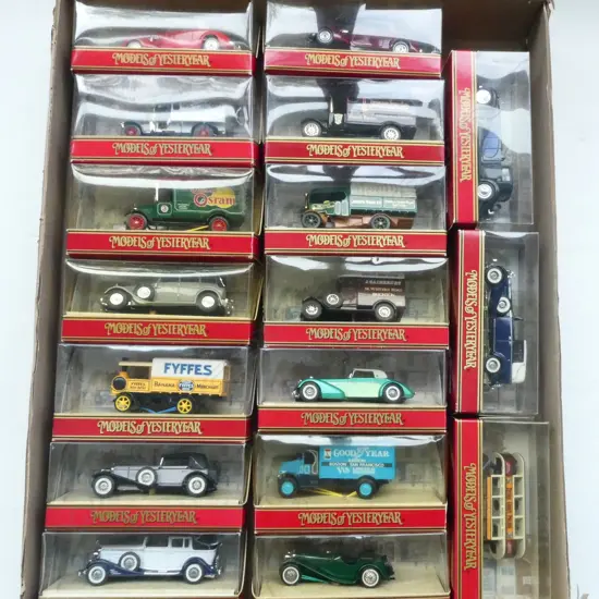 17 BOXED MODELS OF YESTERYEAR