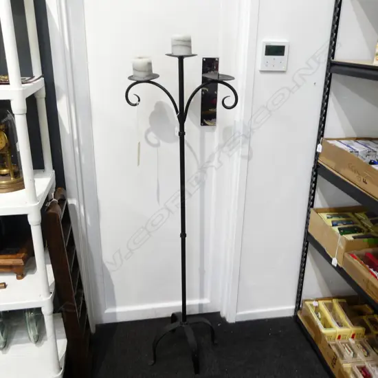 WROUGHT IRON CANDELABRA H.1430mm