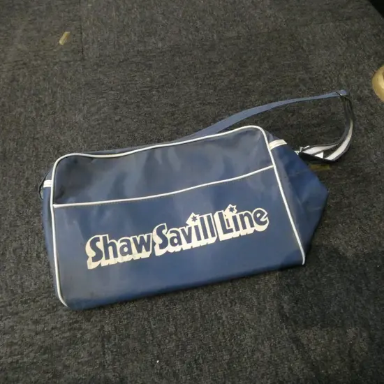 VINTAGE SHAW SAVILL LINE TRAVEL BAG