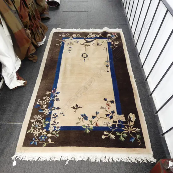 HAND KNOTTED WOOL PILE RUG 2100x1230mm