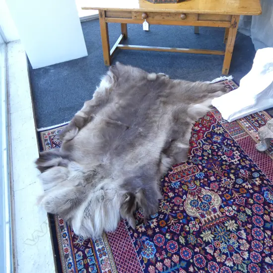 REINDEER HIDE RUG 1400x800mm