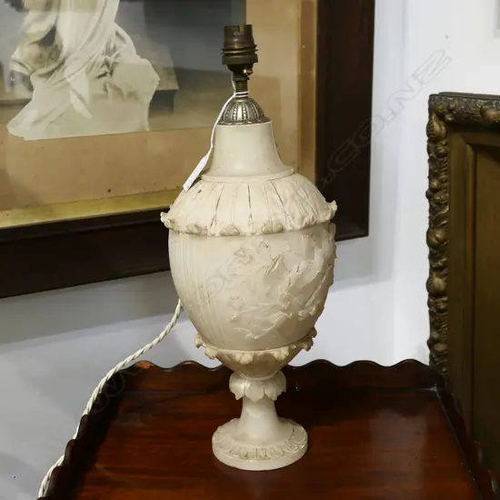 ALABASTER LAMP BASE H.375mm