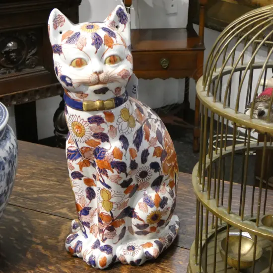 ORIENTAL IMARI CAT H.355mm