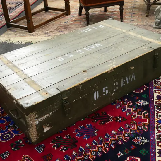 LG ARMY GREEN AMMO CRATE 1250x750x270mm