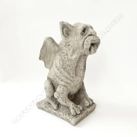 Concrete Med Gargoyle Wings H.285mm