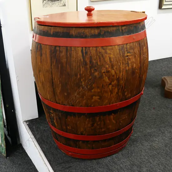 LIDDED BARREL H.600 Dia.480mm