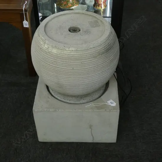 A CONCRETE WATER FEATURE H.510mm