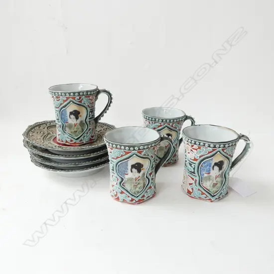 FOUR VINTAGE SATSUMA DUOS