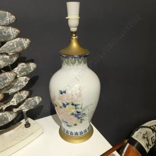 PORCELAIN CHINA LAMP BASE H.480mm
