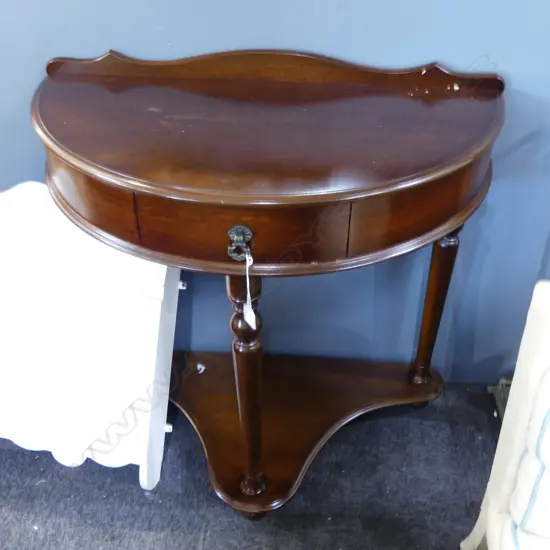 MAHOGANY HALL TABLE 775x410x760mm