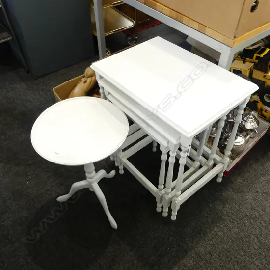 NEST OF TABLE (3) 510x360x610mm w. SMALL SIDE TABLE