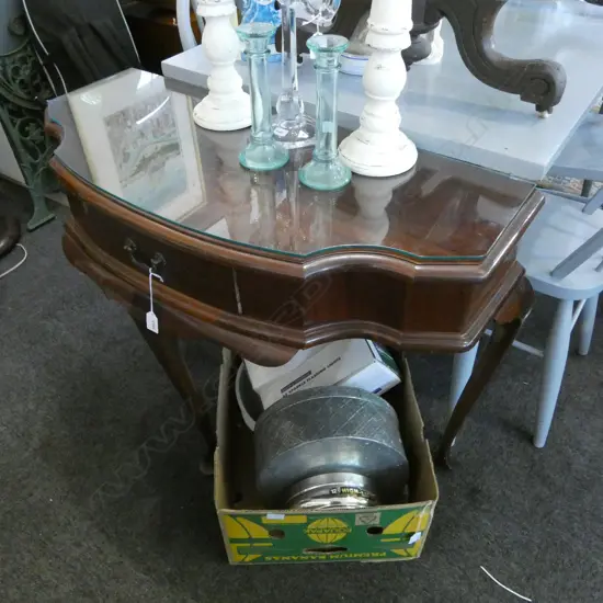 MAHOGANNY HALL TABLE 980x400x730mm