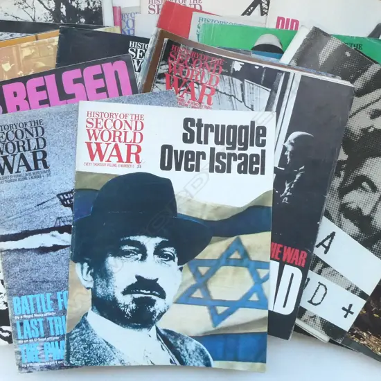 BOX LOT: HISTORY OF THE SECOND WORLD WAR MAGAZINES