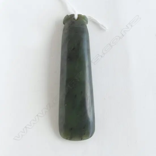 VINTAGE POUNAMU HEI TOKI with lashing lugs L.88mm