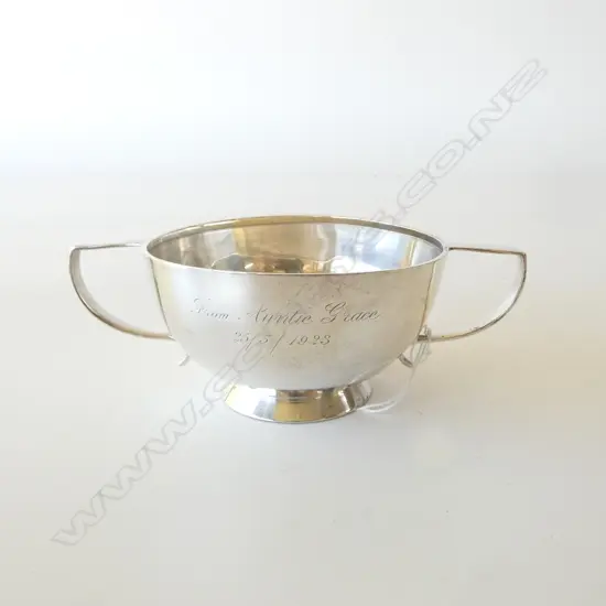 STG SILVER QUAICH, B'HAM EARLY 20thC 111gms