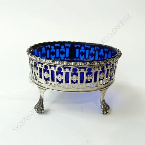 GEORGE III STG SILVER SALT (FAULTS), ROBERT HENNELL I, LONDON 1773, 78gms