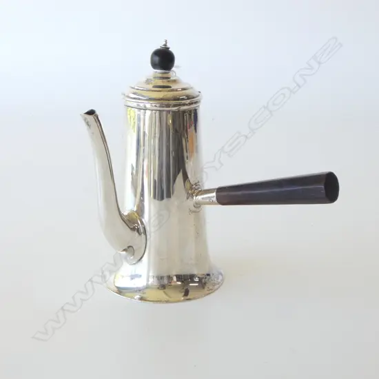 STG SILVER CHOCOLATE POT, LONDON 1896 272gms