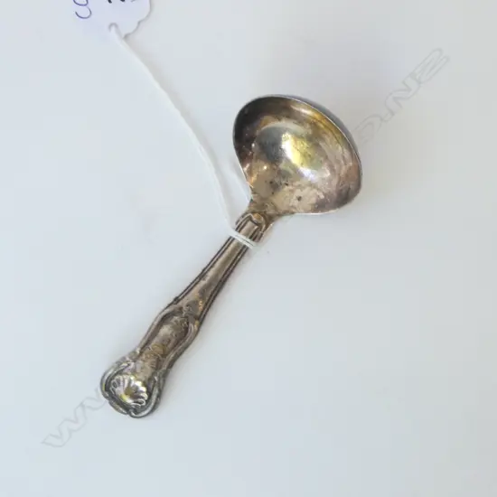 GEORGE IV SILVER CADDY SPOON KING'S PATTERN Birmingham 1827 dble struck 34gms