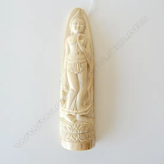 ORIENTAL CARVED IVORY H.195mm