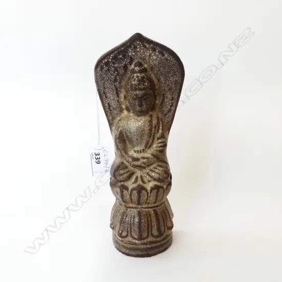 ORIENTAL CRACKLE GLAZE FIGURE H.220mm