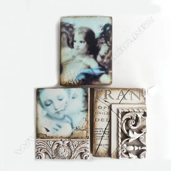 3 SID DICKENS MEMORY TILES 205x115mm