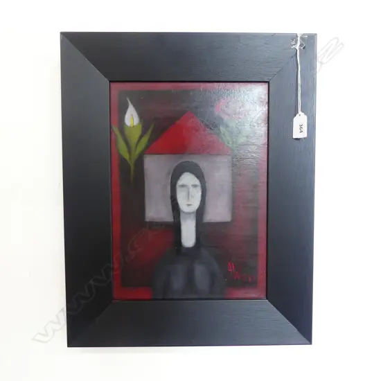 AGNES WOOD (1921-2013), OIL ON CANVAS, 320x230mm