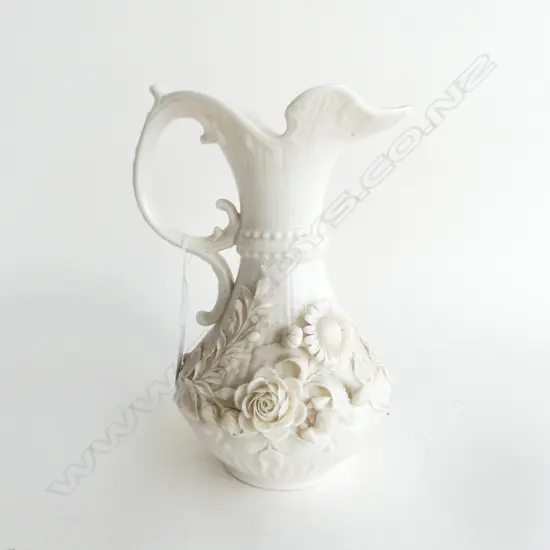 BELLEEK JUG, GREEN LABEL H.230mm