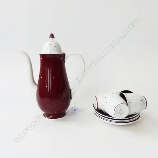 SUSIE COOPER 4pce COFFEE SET