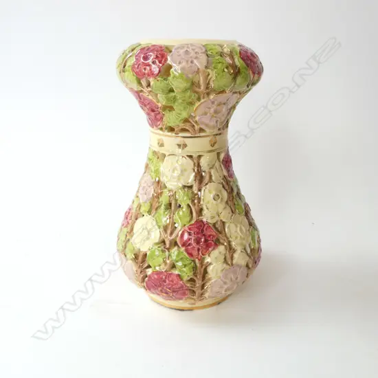 ART NOUVEAU VASE BY EMIL FISCHER (BUDAPEST)