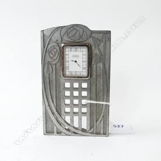 ART NOUVEAU STYLE CHARLES RENNIE ORTAK DESIGNER CLOCK H.110mm